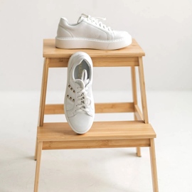Marco Shoes Deportivas ligeras con tachuelas doradas blanco 1