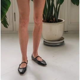 Marco Shoes Bailarinas estilo Mary Jane negro 4