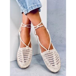 Alpargatas de hilo de mujer Yaweh Beige 1