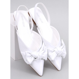 Bailarinas con tacón abierto de Loon White blanco 3