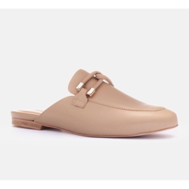 Marco Shoes Zapatillas con decoración beige 3