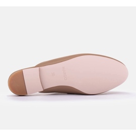 Marco Shoes Zapatillas con decoración beige 4