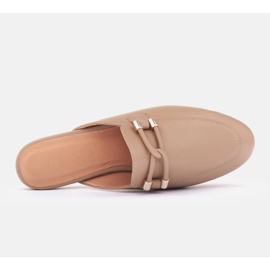 Marco Shoes Zapatillas con decoración beige 6