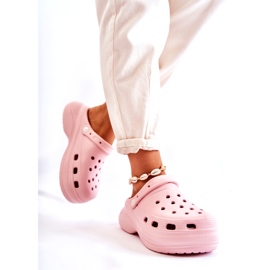 Pantuflas De Espuma Mujer Crocs Rosa Coline 2