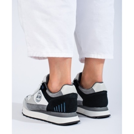 Sneakers mujer blanco y gris LL274370 Big Star 3