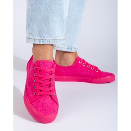 Deportivas rosas mujer Big Star JJ274060 rosado 2