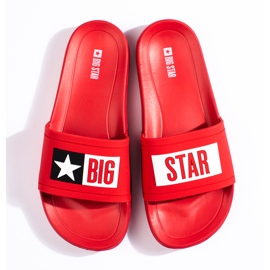Zapatillas casa hombre rojas Big Star DD174702 rojo 1