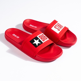 Zapatillas casa hombre rojas Big Star DD174702 rojo 2