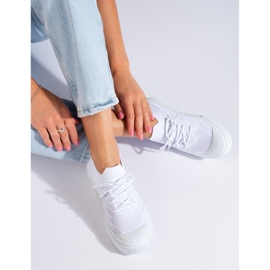 Deportivas mujer textil blanco Shelovet 3