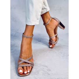 Sandalias de tacón Elizabeth Champagne rosado 4