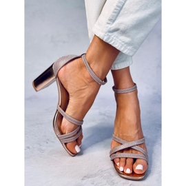Sandalias de tacón Elizabeth Champagne rosado 2