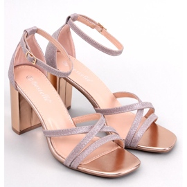 Sandalias de tacón Elizabeth Champagne rosa 1
