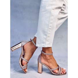 Sandalias de tacón Elizabeth Champagne rosado 3