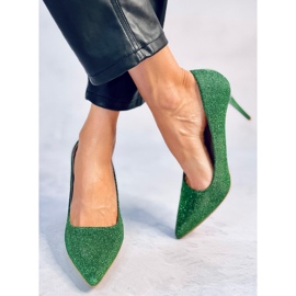 Tacones altos de mujer Maineri Green verde 2