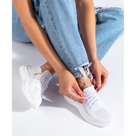 Deportivas mujer textil Shelovet blanco 1 Deportivas mujer textil Shelovet blanco 1