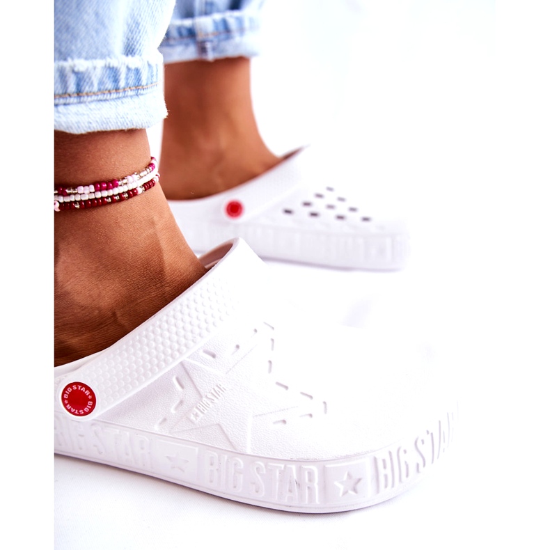 Pantuflas Ligeras Mujer Kroks Big Star II275003 Blanco 3