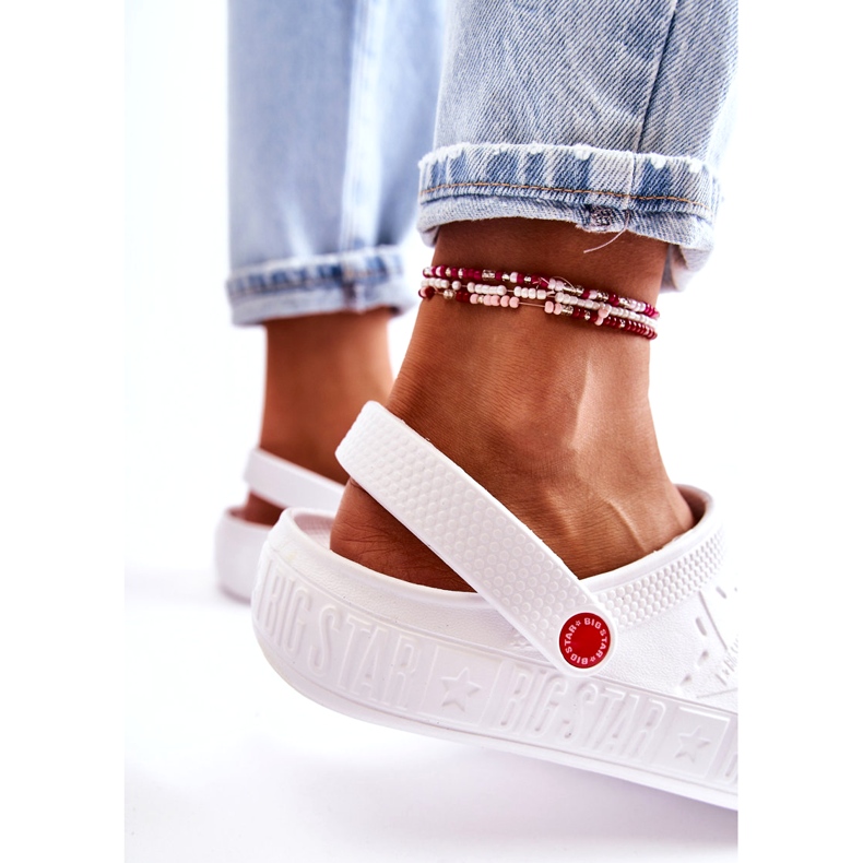 Pantuflas Ligeras Mujer Kroks Big Star II275003 Blanco 5