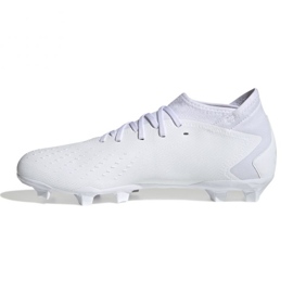 Adidas Predator Accuracy.3 Fg M HQ1077 zapatos de fútbol blanco 1