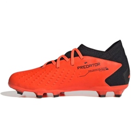 Adidas Predator Accuracy.3 Fg Jr GW4608 zapatos de fútbol naranja naranjas y tintos 2