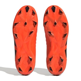 Adidas Predator Accuracy.3 Fg Jr GW4608 zapatos de fútbol naranja naranjas y tintos 4