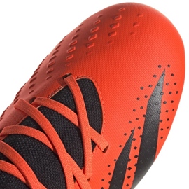 Adidas Predator Accuracy.3 Fg Jr GW4608 zapatos de fútbol naranja naranjas y tintos 5
