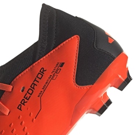 Adidas Predator Accuracy.3 Fg Jr GW4608 zapatos de fútbol naranja naranjas y tintos 6
