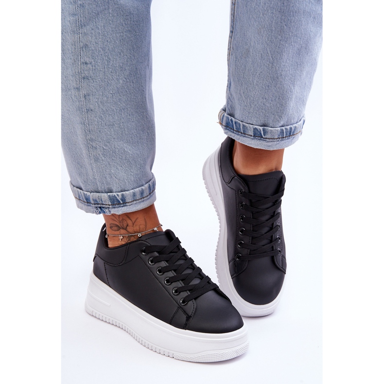 Zapatillas Clásicas Mujer Blanco y Negro Night Trip 1