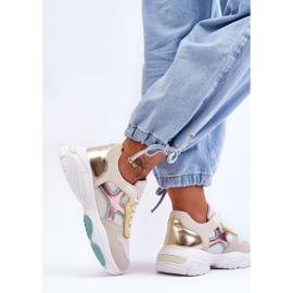 PS1 Deportivas de mujer Cortés multicolor con cordones 4