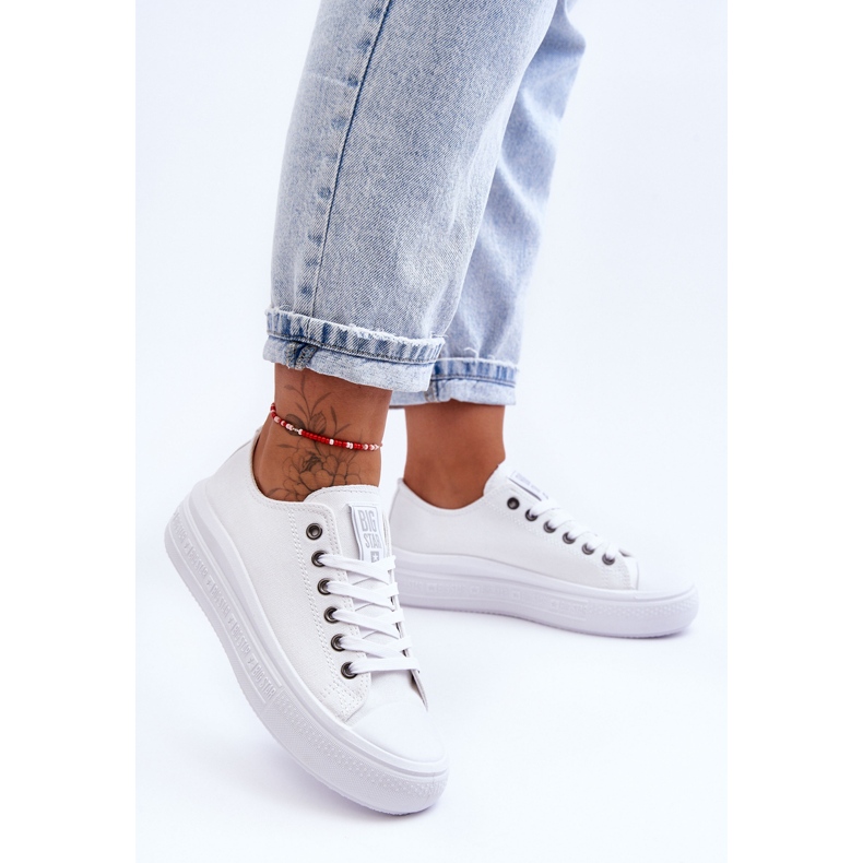 Sneakers Mujer Plataforma Big Star LL274A177 Blanco 1