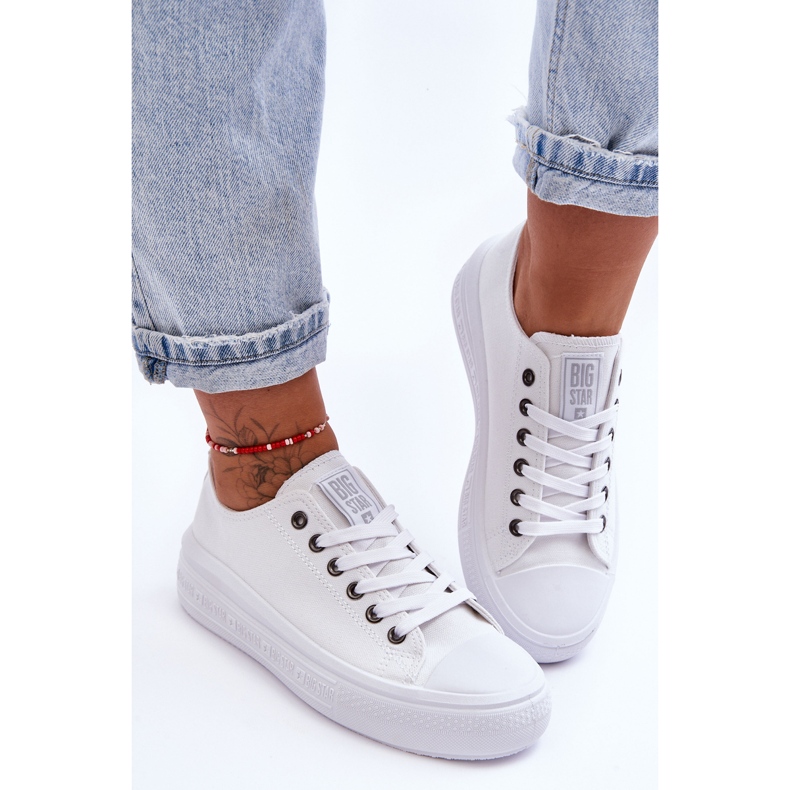 Sneakers Mujer Plataforma Big Star LL274A177 Blanco 2
