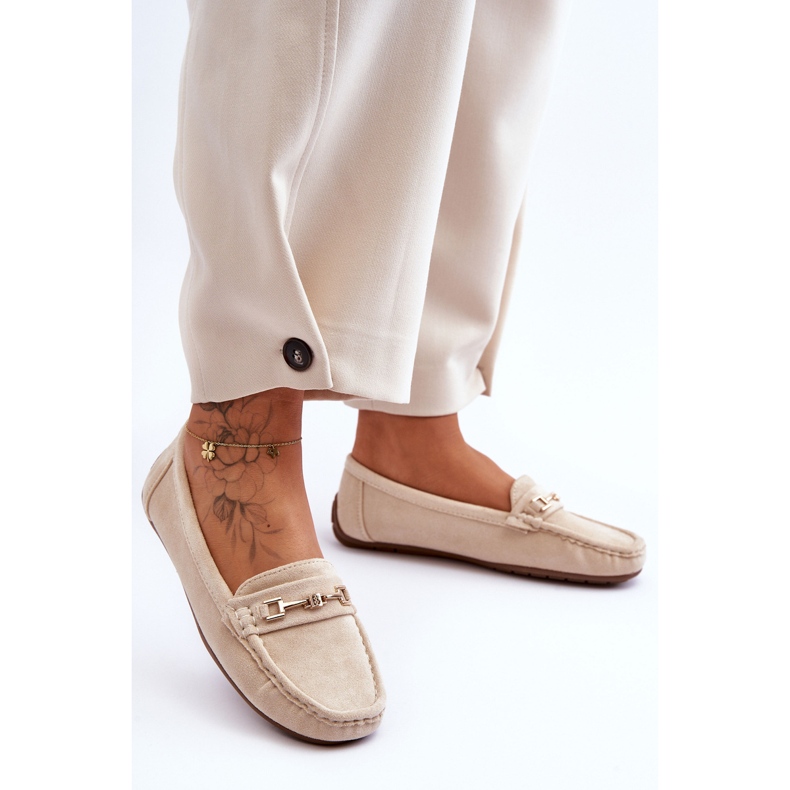 Mocasines Clásicos Mujer Ante Beige Corinell 1 Mocasines Clásicos Mujer Ante Beige Corinell 1