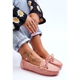 Mocasines Mujer Ante Rosa Claro Si Passione 2