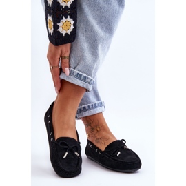 Mocasines Mujer Ante Negro Si Passione 1