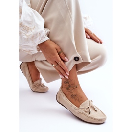 Mocasines Mujer Ante Beige Si Passione 1
