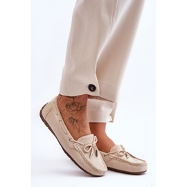 Mocasines Mujer Ante Beige Si Passione 2