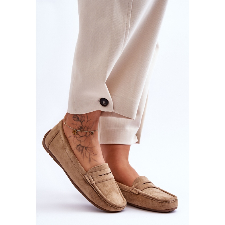 Mocasines Mujer Ante Marrón Lenvie 1