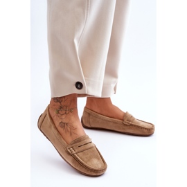 Mocasines Mujer Ante Marrón Lenvie 3