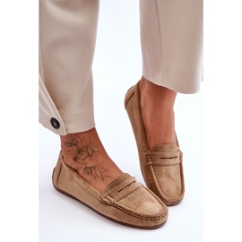 Mocasines Mujer Ante Marrón Lenvie 4