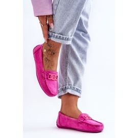 Mocasines Mujer Ante Moda Rosa Rabell rosado 3