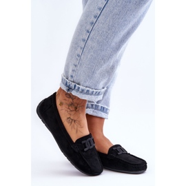 Mocasines Mujer Ante Moda Negro Rabell 4