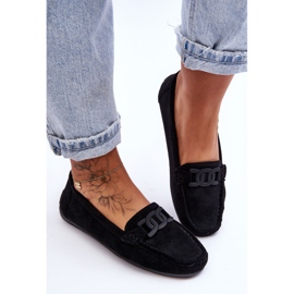 Mocasines Mujer Ante Moda Negro Rabell 3