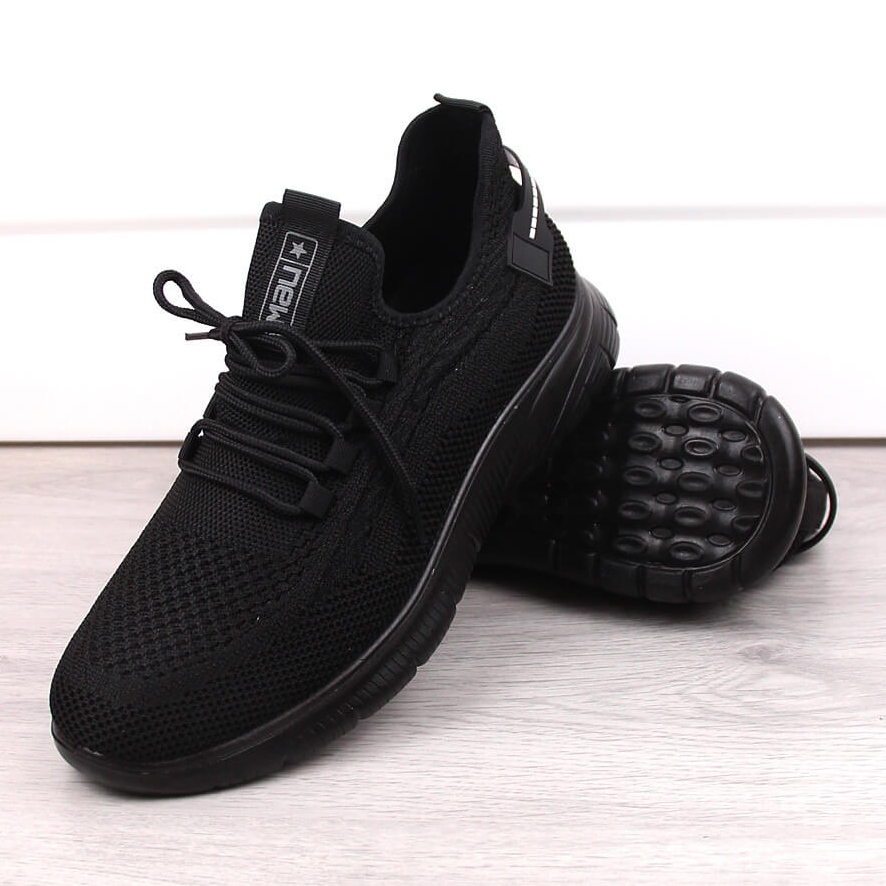 News Zapatillas deportivas negras sin cordones para hombre Novedades  23MN02-5803 negro - KeeShoes