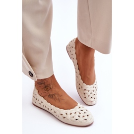 PE1 Bailarina Calada Brillante Mujer Beige Visionary 2