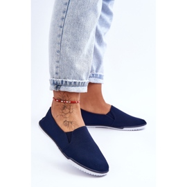 Versali Zapatillas sin cordones para mujer Azul marino 1