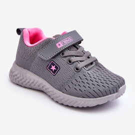 PE1 Deportivas Infantiles Con Velcro Gris Brego 1 PE1 Deportivas Infantiles Con Velcro Gris Brego 1
