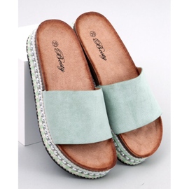 Sandalias Donnie Green con adornos verde 1 Sandalias Donnie Green con adornos verde 1