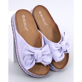 Sandalias con lazo de suela alta de Delair Purple violeta 1