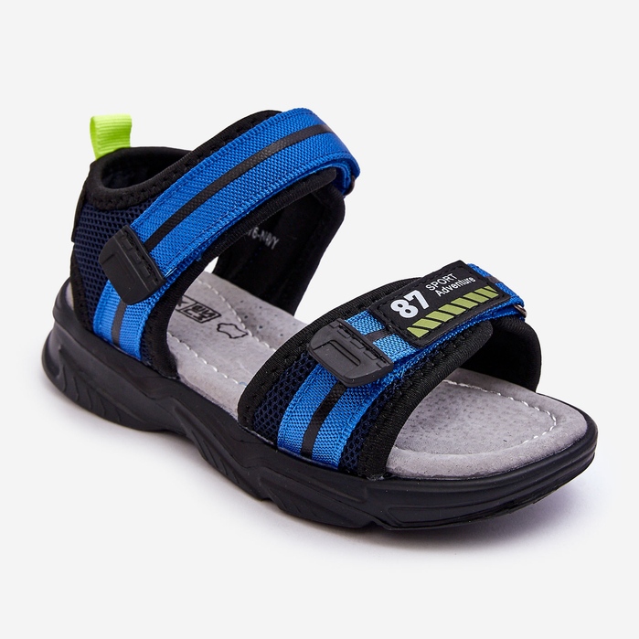 News Sandalias Infantiles Brando Celeste Velcros azul 1