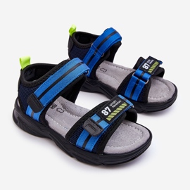 News Sandalias Infantiles Brando Celeste Velcros azul 2