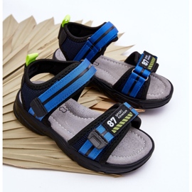 News Sandalias Infantiles Brando Celeste Velcros azul 3